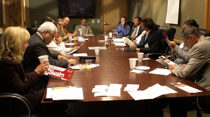 Former Colorado Speaker of the House, Chuck Berry meets with Colorado’s House Leadership.